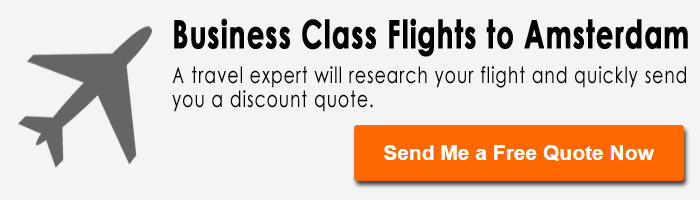 Discount business class flights to Amsterdam