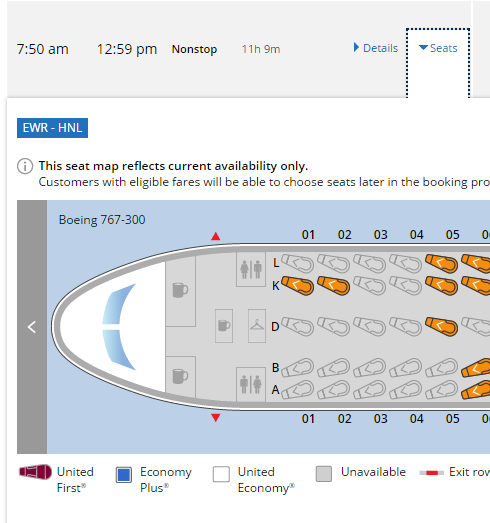 first class flights to Hawaii