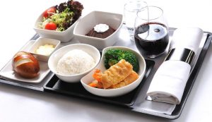 Discount business class airfare does not mean bad food!