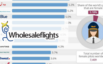 The Major Airlines With The Most Female Pilots